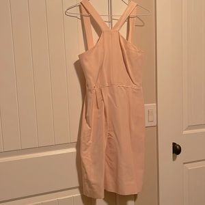 J.Crew Light Peach V-strap Neck Dress with pockets